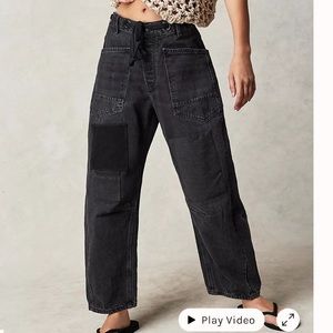 We The Free Moxie Pull-On Barrel Jeans 27